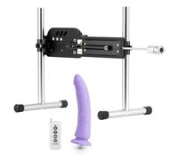 SENSUA Máquina Sexual Automática con Empuje con un Consolador de 21 cm y Control Remoto, para Mujeres, Hombres y Parejas, Sex Machine Ideal para Sexo Vaginal, Anal, Masajes y Masturbación