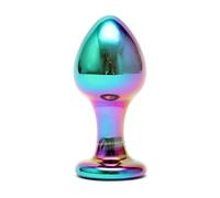 Sensual Glass Rimba Plug Anal Melany Multicolor - 200 gr