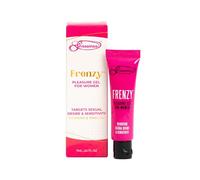 Sensuous Frenzy Warming Pleasure Gel for Women - Natural Formula, Water-Based, pH Balanced, Clitoral Stimulator, Enhances Libido & Sexual Arousal, Hot Sensation, Premium 7ml
