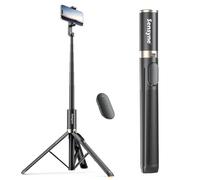 Sensyne Palo selfie de 63 pulgadas, trípode para teléfono con control remoto inalámbrico para fotografía, grabación de video, transmisión en vivo