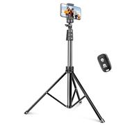 SENSYNE Trípode para teléfono de 72 pulgadas, soporte extensible para teléfono celular, palo selfie con control remoto inalámbrico y soporte para teléfono, compatible con iPhone Android y cámara