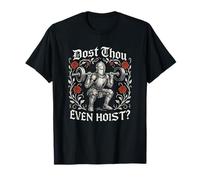 Sentadilla con Barra de Caballero Medieval, ¿Puedes Siquiera Levantar? Camiseta