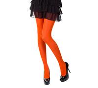 SENTELEGRI Medias opacas de 60 denier, 30 colores, tallas S-XL Naranja naranja L