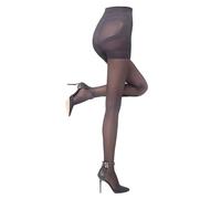 SENTELEGRI "Medias PUSH-UP 20 Denier - Adelgaza la cintura,Prensa el vientre,Control efecto Brasil Levantamiento de glúteos (UK, Alpha, M, Regular, Regular, Negro)