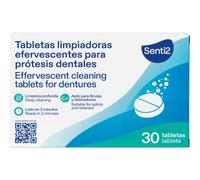 Senti2 Tabletas Limpiadoras prótesis Dental 30 uds