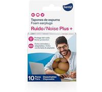 Senti2 Tapones oidos ruido dormir espuma 20 uds (10 pares) - Paquete de 2