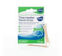 Senti2 Tiras Nasales antironquidos, respirar mejor, deporte, congestión, ultra adherente - 10 uds
