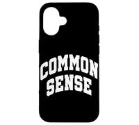 Sentido común Pensamiento Racional Opinión lógica Político Carcasa para iPhone 16