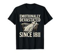 Sentido y sensibilidad emocionalmente devastados Desde 1811 Camiseta gráfica económica