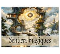 Sentiers magiques (Calendrier mural 2026 DIN A2 vertical), CALVENDO calendrier mensuel: Un voyage annuel à travers un monde magique et surréaliste.