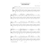 Sentimento, Nuit blanche. Gitarre Duett. Buch und Einzelstimme(n)