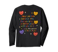Sentirse Bien Inspirador Querida Persona Detrás De Mí Humanidad Amor Manga Larga