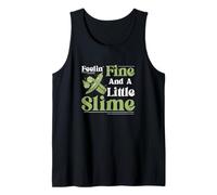 Sentirse bien y un poco de limo divertidos agricultores de okra vegetales Camiseta sin Mangas