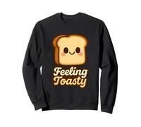 Sentirse Toasty Cute Toast Objeto De Dibujos Animados Estilo GenZ Fans Art Sudadera