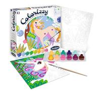 SENTOS- Sentosphère 3904507-Kit, diseño Colorizzy números, Pintura para niños, Unicornios, Manualidades, Kit Creativo, DIY, Multicolor, 1 ml (1er Pack) (SE6001)
