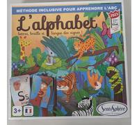 Sentosphère Alfabeto-Juego sensorial y Educativo-Método inclusivo para Aprender ABC-Letras, Braille y lenguaje de señas-A Partir de 3 años (148)