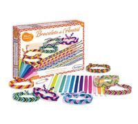 Sentosfera - Pulseras de la Amistad - Estuche creativo para niños a partir de 8 años - Creación de 12 pulseras brasileñas con hilos coloridos - 80004