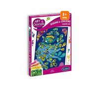 Sentosphère 3902014 "Mosaico imagen" de pavo real para Manualidades , color/modelo surtido