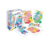 Sentosphere 3906006 Aquarellum Mini - Juego de acuarela para niños, diseño de unicornios, kit creativo para manualidades, juego de pintura a partir de 6 años