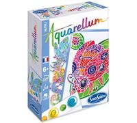Sentosphère 3906007 Aquarellum Mini - Juego de acuarela para niños, diseño de mandala de insectos, juego de manualidades, juego de pintura a partir de 6 años