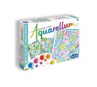 Sentosphere 3906399 - Juego de acuarela para niños, diseño de animales en el agua, grandes páginas para colorear, kit creativo, kit de manualidades, juego de pintura a partir de 7 años