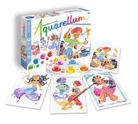 Sentosphere 3906510 Aquarellum Junior - Juego de pintura para niños, aladin, kit de manualidades, kit creativo