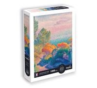 Sentosphere 3907008-Puzle de 1000 Piezas con Acabado Aterciopelado, para Adultos y niños a Partir de 9 años, Henri Edmond Cross 3907008, Color Dos Mujeres en la Costa (Calypto Sentosphere-7003)
