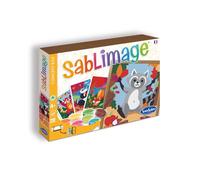 Sentosphere 3908821 Sablimage - Kit de pintura para niños, diseño de animales, kit de manualidades, juego creativo, juego de pintura de arena a partir de 4 años