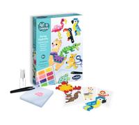 Sentosphère 3920030 - Kit de manualidades con colgante de pixel, diseño de animales, llavero, kit creativo para niños a partir de 5 años