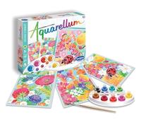 Sentosphère Kit de pintura Aquarellum 3906391 – para niños, diseño de flores