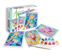 Sentosphère - Aquarellum Grand Format - Diosas griegas - Kit de pintura - Pintura para acuarellum mágico - Niños - 3 cuadros engastados 32,5 x 25 cm - Fabricado en Francia - 6403