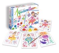 Sentosphère – Kit de pintura Aquarellum Junior – para niños, Bailarinas, multicolor, 12 piezas