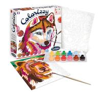 Sentosphère COLORIZZY - Animales de la Foret - Pintura por números - Kit de ocio creativo - a partir de 6 años - Fabricado en Francia
