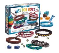 Sentosphère Just For Boys Jewelry Creation Craft Set Navidad Brazaletes para niños, Color Unisex, Talla única 835