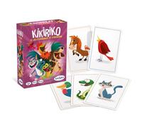 Sentosphère Kikiriko - Reproduce los gritos de los Animales más rápidos para deshacerse de Tus Cartas - Juego de Batalla de imitación - Desde 6 años - 1355