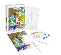 Sentosphère - Patio Andaluz - Kit de Pintura por Números Adultos y Adolescentes - Lienzo 16 Colores, Pinceles y Paleta - Manualidades DIY Relajantes - Regalo Creativo - Fabricado en Francia