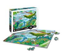 Sentosphère - Puzzle 200 pièces - Le Paradis Des Dinosaures - Puzzle Enfants dès 7 ANS - Impression en 7 Couleurs - Toucher Soyeux - Qualité Premium - Boite compacte écologique - Made in France