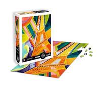 Sentosphere - Puzzle de 500 Piezas - Torre Eiffel - Robert Delauney - Estilo «Cartel» - Tacto Terciopelo impresión - Rico en Colores - 33 x 48 cm - Bonita decoración