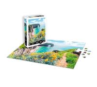Sentosphère - Rompecabezas de 1000 Piezas - Paisaje - Los acantilados de Etretat - Normandía - Impresión en 7 Colores - Tacto Sedoso Caja ecológica - Made in Francia