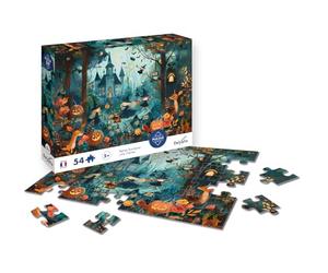 Sentosphère - Rompecabezas de 54 Piezas - Las Pequeñas Brujas - Puzzle para Niños Desde 5 años - Impresión en 7 Colores - Tacto Sedoso - Caja compacta ecológica - Fabricado en Francia
