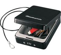 SentrySafe Caja fuerte de seguridad portátil, color negro