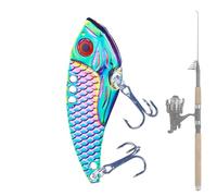 Señuelo animado para , cebos de pesca de agua | Suministros de pesca de colores - Cebos de , cosas de ojos 3D, cebos de natación para , realistas para agua salada