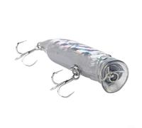 Señuelo artificial para aguas superficiales con ojos 3D, diseño brillante para pesca en agua dulce y salada, lucio, 7 cm, 10 g, color azul claro