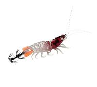 Señuelo artificial para calamares - Equipo de que a la oscuridad - Señuelos artificiales con forma de camarón - Para uso exterior en aguas saladas y ríos dulces, lagos, estanques, vacaciones, familia