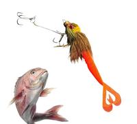 Señuelo Artificial Suave de 22 cm | Articulado Realista | con 3D y Pelo para Perca, Trucha, Lucio | Agua Salada, Multi Snodate Swimbait