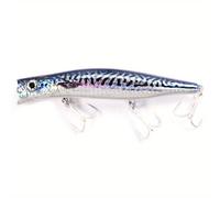 Señuelo B&U Flotante Minnow Jerkbait Largo Casting Sin Labios Gran Artificial 3D Printing