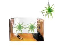 Señuelo con forma de erizo de mar | 2 unidades señuelo suave realista flotante para | Fuzzy Dice de, para vacaciones, lago arroyo, aguas bajas, jigging Trolling Casting agua salada