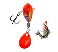 Señuelo Crank - Cebo de de Agua Dulce con Anzuelo | Equipo de para Black Bass en Agua Dulce Kayak Mar Color Negro Supervivencia Lago Camping Río Playa Y Hielo