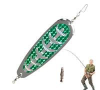 Señuelo cuchara de metal - Señuelos de pesca, cuchara con anzuelo puntiagudo,Cucharas de pesca duras con anzuelo puntiagudo y de sangre, cebo resistente Choques para la Trucha en Los ríos de