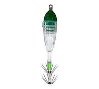 Señuelo de Calamar con Luz LED Estructura de Paraguas - Atrayente Luminoso para Pesca Nocturna en Agua Salada, Embarcación, Orilla y Captura de Sepias y Jibias